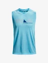 Herren T-Shirt Under Armour  Run Trail Tank-BLU