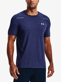 Herren T-Shirt Under Armour Seamless Grid SS-BLU