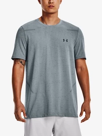 Herren T-Shirt Under Armour Seamless Grid SS-BLU