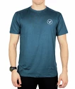 Herren T-Shirt Virtus Opal Melange SS Logo Tee Blue