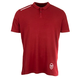 Herren T-Shirt Warrior Street Cotton Polo Burgundi