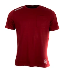 Herren T-Shirt Warrior Street Pocket Tee Burgundi