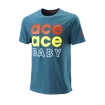 Herren T-Shirt Wilson  Ace Ace Baby Tech Tee Blue Coral