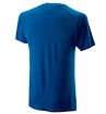 Herren T-Shirt Wilson Competition Seamless Henley Blue