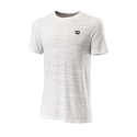 Herren T-Shirt Wilson  Kaos Rapide Seamless Crew II China White