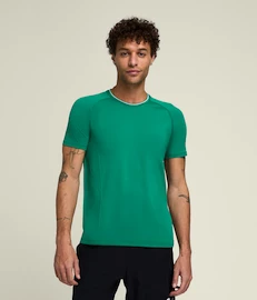 Herren T-Shirt Wilson M Team Seamless Crew Courtside Green