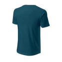 Herren T-Shirt Wilson  Script Eco Cotton Tee-Slimfit Blue Coral