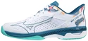 Herren Tennisschuhe Mizuno  Wave Exceed Tour 5 AC White/Moroccan Blue