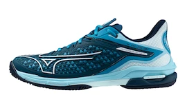 Herren Tennisschuhe Mizuno Wave Exceed TOUR 6 AC Moroccan Blue/White/Blue Topaz