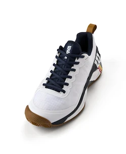 Herren Tennisschuhe Wilson Rush Pro 4.5 Clay White/Navy Roland Garros  EUR 42 2/3