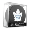 Hockey-Puck Inglasco Inc.  Coasters Cube Toronto Maple Leafs