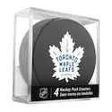 Hockey-Puck Inglasco Inc.  Coasters Cube Toronto Maple Leafs