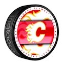 Hockey-Puck Inglasco Inc.  Medallion Blister Calgary Flames
