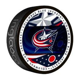 Hockey-Puck Inglasco Inc. Medallion Blister Columbus Blue Jackets