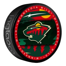 Hockey-Puck Inglasco Inc. Medallion Blister Minnesota Wild