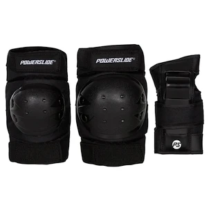 Inline Kinderschützer Powerslide  Basic Set Black