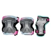 Inline Kinderschützer Powerslide  Kids Pro Girls II Set Grey/Pink