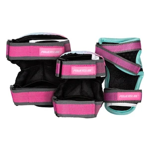 Inline Kinderschützer Powerslide  Kids Pro Girls II Set Grey/Pink