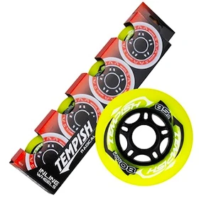 Inline-Räder Tempish  RADICAL Color 80 mm 85A 4-Pack  Grün