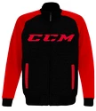 Jacke CCM Track Jacket Heather Black/Red SR