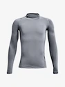 Jungen-T-Shirt Under Armour  HG Armour Mock LS-GRY XS