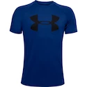 Jungen T-Shirt Under Armour Tech Big Logo Blue