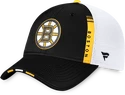 Kappe Fanatics   Authentic Pro Draft Structured Trucker-Podium Boston Bruins