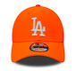 Kappe New Era 9Forty League Essential MLB Los Angeles Dodgers Neon Orange