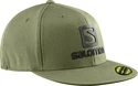 Kappe Salomon  Logo Cap Flexfit® Olive Night SS22