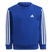 Kinder Hoodie adidas  Essentials 3-Stripes Crew Neck Royal Blue