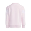 Kinder Hoodie adidas  Graphic Crew Neck Clear Pink