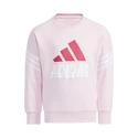 Kinder Hoodie adidas  Graphic Crew Neck Clear Pink