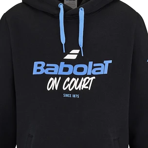 Kinder Hoodie Babolat  Exercise Hood Sweat Jr Black 10 - 12 Jahre