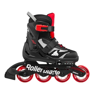 Kinder Inline Skates Rollerblade  Microblade Combo Black/Red