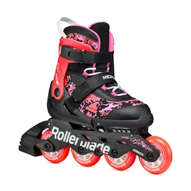 Kinder Inline Skates Rollerblade Microblade SL Black/Coral