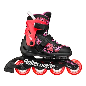 Kinder Inline Skates Rollerblade  Microblade SL Black/Coral  EUR 36,5-40,5