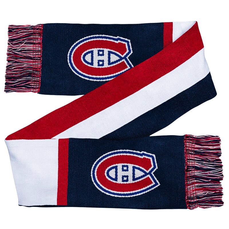 Kinder Scarf Outerstuff Combo Knit NHL Montreal Canadiens