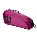 Kinder Schlägertasche Wilson  Junior Racketbag Purple/Red