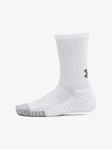 Kinder Socken Under Armour  3pk Crew Yth-WHT