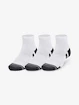 Kinder Socken Under Armour  Performance Cotton 3p Qtr-WHT
