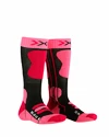 Kinder Socken X-Bionic  Ski Junior 4.0 Anthracite Melange/Fluo Pink