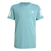Kinder T-Shirt adidas  Club Tennis 3-Stripes T-Shirt Kids Powder Teal