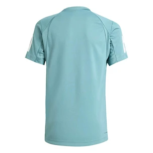 Kinder T-Shirt adidas  Club Tennis 3-Stripes T-Shirt Kids Powder Teal