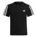 Kinder T-Shirt adidas  Essentials 3-Stripes T-Shirt Black