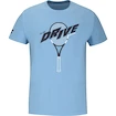 Kinder T-Shirt Babolat  Drive Cotton Tee Jr Drive Heritage Blue 6 - 8 Jahre