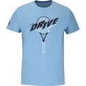 Kinder T-Shirt Babolat  Drive Cotton Tee Jr Drive Heritage Blue 6 - 8 Jahre