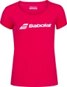 Kinder T-Shirt Babolat Exercise Tee Red