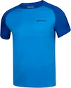 Kinder T-Shirt Babolat  Play Club Crew Neck Tee Blue