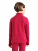 Kinder T-Shirt Icebreaker  K 260 Tech LS Half Zip Cherry