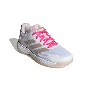 Kinder Tennisschuhe adidas  Ubersonic Kids Off White/Silver Metallic  EUR 38